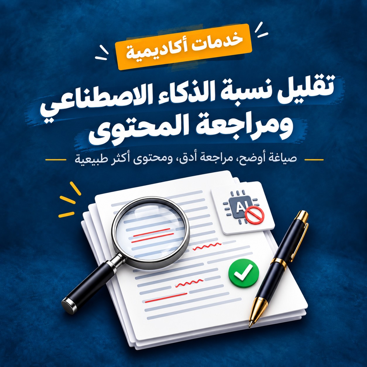 تحسين الأسلوب البشري لنصوص ال ai